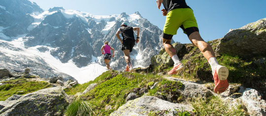 Trail en montagne
