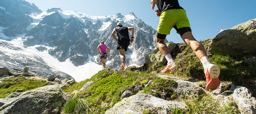 Trail en montagne